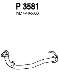 Front pipe i gruppen Tillflligt dolda artiklar hos  Professional Parts Sweden AB (P3581)