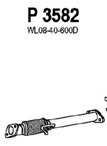 Intermediate pipe in the group  at  Professional Parts Sweden AB (P3582)