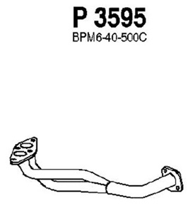Front pipe in the group  at  Professional Parts Sweden AB (P3595)