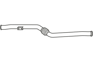 Intermediate pipe in the group  at  Professional Parts Sweden AB (P36008)