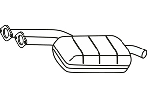 Intermediate muffler in the group  at  Professional Parts Sweden AB (P36012)