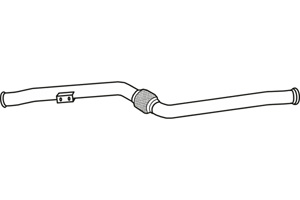 Intermediate pipe in the group  at  Professional Parts Sweden AB (P36013)