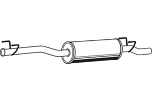 Rear muffler in the group  at  Professional Parts Sweden AB (P36021)