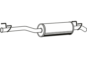 Rear muffler in the group  at  Professional Parts Sweden AB (P36022)