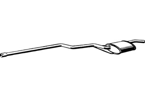 Intermediate muffler in the group  at  Professional Parts Sweden AB (P3616)