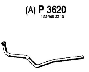 Front pipe i gruppen Tillflligt dolda artiklar hos  Professional Parts Sweden AB (P3620)