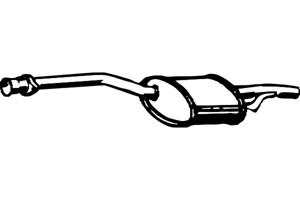 Intermediate muffler in the group  at  Professional Parts Sweden AB (P3625)