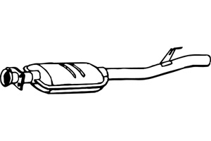 Intermediate muffler in the group  at  Professional Parts Sweden AB (P3672)