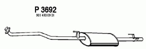 Front muffler in the group  at  Professional Parts Sweden AB (P3692)