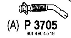 Front pipe in the group  at  Professional Parts Sweden AB (P3705)