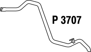 Rear pipe in the group  at  Professional Parts Sweden AB (P3707)