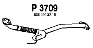 Front pipe i gruppen Tillflligt dolda artiklar hos  Professional Parts Sweden AB (P3709)