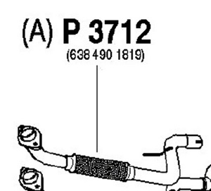 Front pipe in the group  at  Professional Parts Sweden AB (P3712)