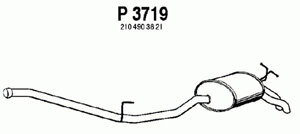 Rear muffler in the group  at  Professional Parts Sweden AB (P3719)
