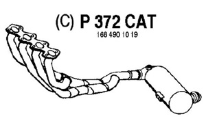 Catalytic converter i gruppen Tillflligt dolda artiklar hos  Professional Parts Sweden AB (P372CAT)