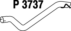 Rear pipe in the group  at  Professional Parts Sweden AB (P3737)