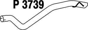Rear pipe in the group  at  Professional Parts Sweden AB (P3739)
