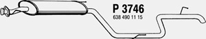 Rear muffler in the group  at  Professional Parts Sweden AB (P3746)