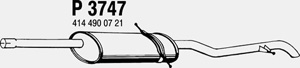 Rear muffler in the group  at  Professional Parts Sweden AB (P3747)