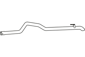 Rear pipe in the group  at  Professional Parts Sweden AB (P3759)