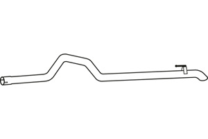 Rear pipe i gruppen Tillflligt dolda artiklar hos  Professional Parts Sweden AB (P3760)