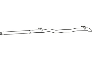 Rear pipe in the group  at  Professional Parts Sweden AB (P3762)