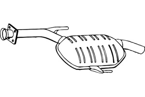 Intermediate muffler i gruppen Tillflligt dolda artiklar hos  Professional Parts Sweden AB (P3776)