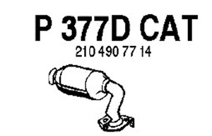 Catalytic converter i gruppen Tillflligt dolda artiklar hos  Professional Parts Sweden AB (P377DCAT)