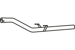 Intermediate pipe in the group  at  Professional Parts Sweden AB (P3780)