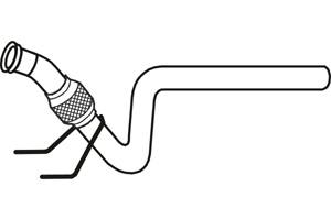 Front pipe i gruppen Tillflligt dolda artiklar hos  Professional Parts Sweden AB (P3783)