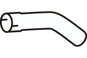 Rear pipe in the group  at  Professional Parts Sweden AB (P3785)