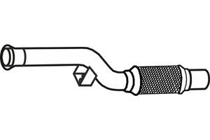 Front pipe in the group  at  Professional Parts Sweden AB (P3786)