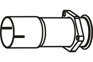 Front pipe i gruppen Tillflligt dolda artiklar hos  Professional Parts Sweden AB (P3798)