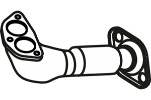 Front pipe i gruppen Tillflligt dolda artiklar hos  Professional Parts Sweden AB (P38004)