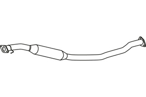 Intermediate muffler in the group  at  Professional Parts Sweden AB (P38005)