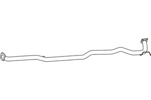 Intermediate pipe in the group Exhaust parts / Exhaust muffler & kits at  Professional Parts Sweden AB (P38016)