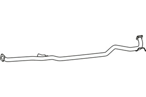 Intermediate pipe in the group Exhaust parts / Exhaust muffler & kits at  Professional Parts Sweden AB (P38019)