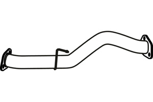 Intermediate pipe in the group Exhaust parts / Exhaust muffler & kits at  Professional Parts Sweden AB (P38033)