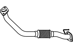 Front pipe in the group  at  Professional Parts Sweden AB (P3825)