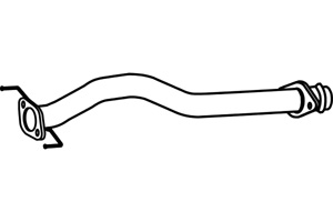 Intermediate pipe in the group  at  Professional Parts Sweden AB (P3826)