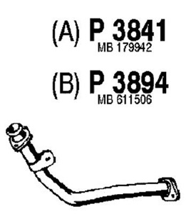Front pipe in the group  at  Professional Parts Sweden AB (P3841)