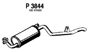 Rear muffler in the group  at  Professional Parts Sweden AB (P3844)