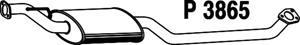 Intermediate muffler in the group  at  Professional Parts Sweden AB (P3865)