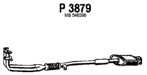 Front muffler in the group  at  Professional Parts Sweden AB (P3879)