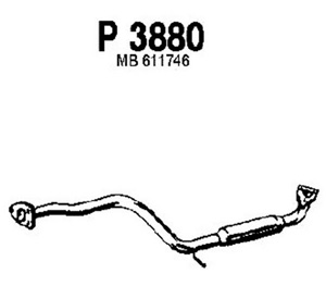 Intermediate muffler in the group  at  Professional Parts Sweden AB (P3880)