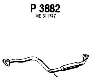 Intermediate muffler in the group  at  Professional Parts Sweden AB (P3882)