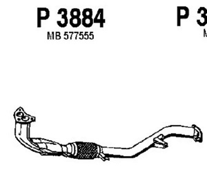 Front pipe in the group  at  Professional Parts Sweden AB (P3884)