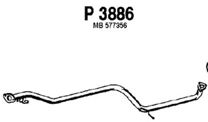 Intermediate pipe i gruppen Tillflligt dolda artiklar hos  Professional Parts Sweden AB (P3886)