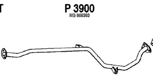 Intermediate pipe in the group  at  Professional Parts Sweden AB (P3900)