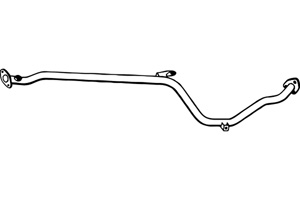Intermediate pipe in the group  at  Professional Parts Sweden AB (P3916)